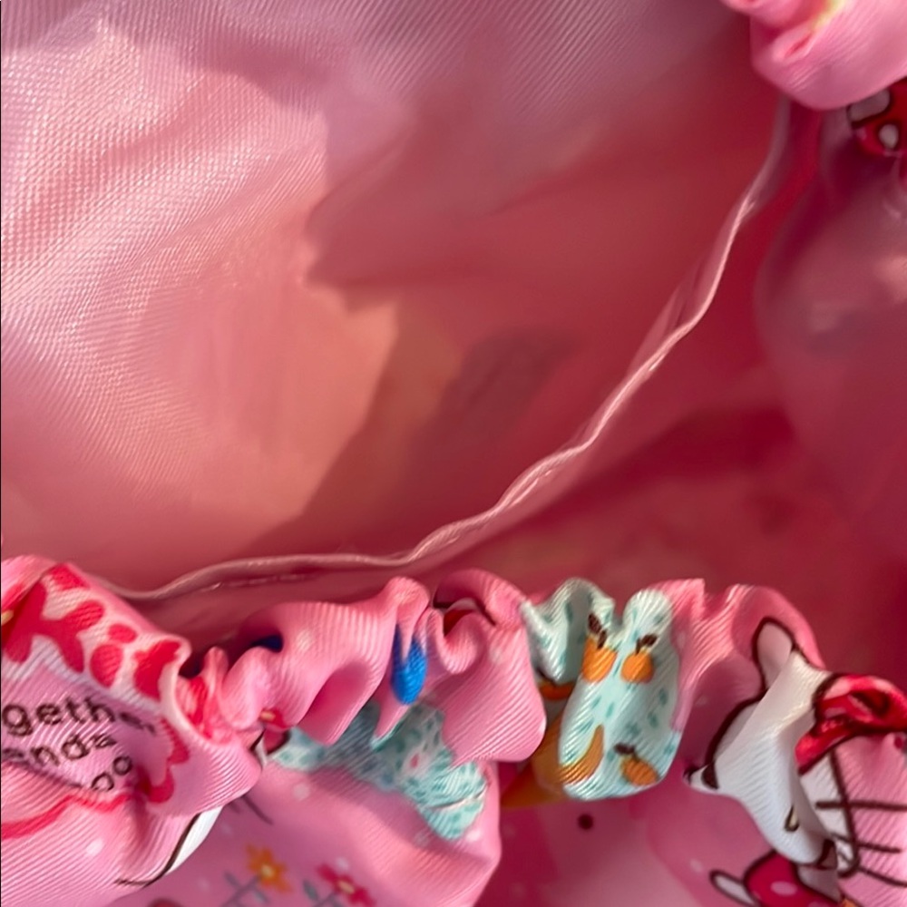 Hello Kitty Pink and Blue Patterned Backpack - Picture 12 of 16